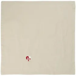 IB Laursen Weihnachtliche Stoffservietten mit Figuren, 40 x 40 cm, Flechtherz