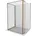 Mexen Wanddusche Walk-in Schwarz/Roségold 800-110-080-221-60-70-030