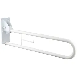WC-Aufstehhilfe SANOTECHNIK, weiß, B:19,5cm L:76cm, Aluminium, Aluminium, Haltegriffe