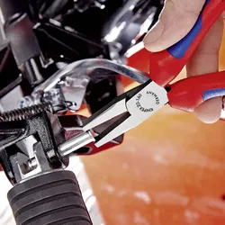 Knipex 20 06 160 VDE Flachzange Gerade Chrom-Vanadium Elektrostahl 160 mm