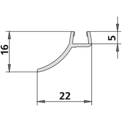 Kermi LOFT XD Stabilisierung swz 6051855