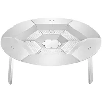 Vevor Wärmeverteiler für Feuerschale Zubehör Feuerstelle Edelstahl φ685x254mm