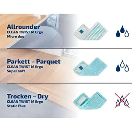 Leifheit Wischbezug Clean Twist M Ergo static plus