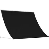 vidaXL Markise 150 x 150 cm schwarz