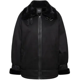 Ulla Popken Winterjacke schwarz L-XL