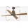 faro BARCELONA Typhoon 130 cm Deckenventilator Braun