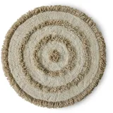 HKliving - runde Badezimmermatte, Ø 80 cm, cream