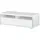 Uno Setto TV-Lowboard 124 x 41 x 52 cm Weiß Metall/Holzwerkstoff