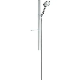 Hansgrohe Raindance Select S Brauseset 120 3jet mit Brausestange 90 cm und Seifenschale (27648000)