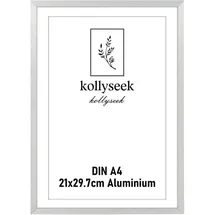 luxuskollektion Bilderrahmen Aluminium grau 21x30 cm 3er Set