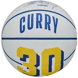 Wilson Basketball, NBA Player Icon Mini, Curry, Golden State Warriors, Outdoor und Indoor, Größe: 3,