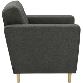 Max Winzer Sessel Jasmin Flachgewebe 75 x 81 x 83 cm Schwarz