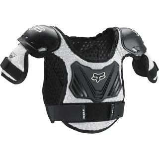 Fox Racing - Peewee Titan Roost Deflector, Motocross Guards, Black/Silver, M/L