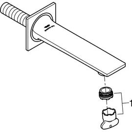 Grohe Allure 3/4", Wd-mont., cool sunrise gebürstet