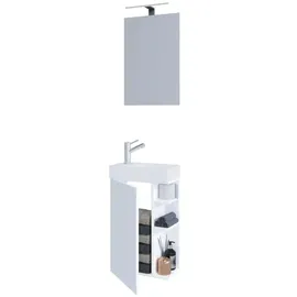Möbel Kraft Lumia Badkombination 40 x 129 cm Weiß