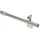 Interdeco Klemmstange ausdrehbar, Scheibenstange 10/8 mm aus Metall, ohne Bohren, Edelstahl-Optik, für Scheibengardinen und Kurzgardinen, Typ 2010051, 50-80 cm