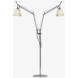 Artemide Tolomeo Basculante Terra doppio, Pergament