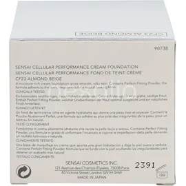 Sensai Cellular Performance Cream Foundation LSF 15 CF23 almond beige 30 ml