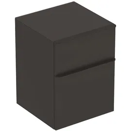 Geberit Smyle Square Seitenschrank mit 2 Schubladen, lava matt