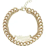 URBAN CLASSICS Unisex Fußkettchen Zodiac Golden Anklet, Farbe virgo, Größe L/XL