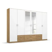 Rauch Kleiderschrank GAMMA 271 x 210 x 54 cm Braun