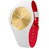 ICE-Watch ICE WATCH 022328 ICE loulou White Gold Chic Medium Damen Uhr Silikon Weiß neu