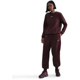 Nike Phoenix Fleece Jogginghose Burgundy Crush/Sail L