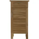 Tikamoon Badschrank aus Teak 45 cm Massivholz beige