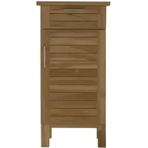 Tikamoon Badschrank aus Teak 45 cm Massivholz beige