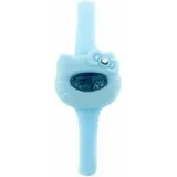 HELLO KITTY 27 mm Gehäuse Blau Silikonarmband Blau
