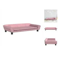 vidaXL Kindersofa Rosa 100x50x26 cm Samt