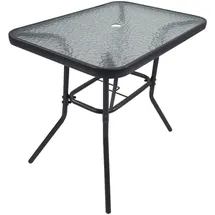 VCM Gartentisch 80 x 55 x 70 cm Anthrazit