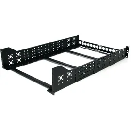 Startech StarTech.com 3 HE Universal Server Rackschienen, feste Montageschienen, 19" Rackschienen mit einstellbarer Tiefe
