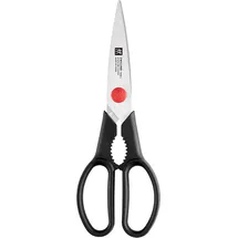 Zwilling TWIN L Vielzweckschere 20cm, Küchenschere für Rechts- und Linkshänder, Rostfreier Spezialstahl, Schwarz - LBH 20x7x1 cm