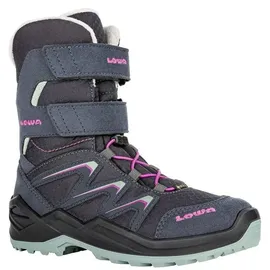 Lowa Winterstiefel Maddox Warm GTX HI (Textil/Synthetik, wasserdicht) stahlblau/jade Kinder