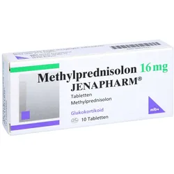 METHYLPREDNISOLON 16 mg Jenapharm Tabletten 10 St