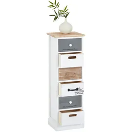 CARO-Möbel Aviano 29 x 91 x 27 cm Weiß