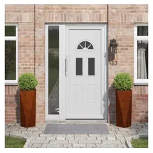 vidaXL Pflanzkübel 2 pcs Rostig 30 x 30 x 75 cm Wetterfeststahl