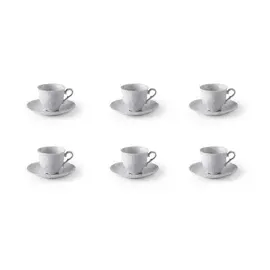 Excelsa Espressotasse 0,1 l Weiß 6 St.