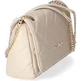 Valentino Ocarina Umhängetasche Kunstleder Beige/Weiß
