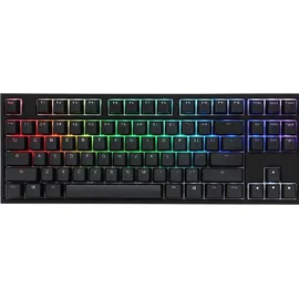 Ducky One 2 TKL PBT DE Kabelgebunden), Tastatur, schwarz,