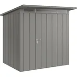hörmann stauraumsysteme Juno Gerätehaus 2,14 x 1,66 m Graualuminium