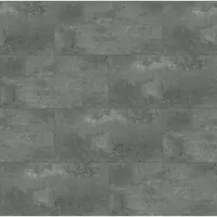 decoflooring Klick-Vinylboden Fliese XL Grey Concrete dunkel grau