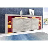 borchardt Möbel Sideboard "Lima", grau (beton, optik), B:192cm, Sideboards, Sideboard, (192 oder 220 cm)