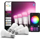 Philips Hue, Leuchtmittel, Hue A60 - E27 pre - 810 - 4-pak (E27, 810 lm, 4x)
