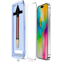 4x 9H Panzerglas für iPhone 16 matt Anti-Reflex Staubfreie Installation echtes Tempered Glass Schutzglas Displayschutz Schutzfolie Screen-Protector