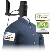 Clean Maxx PRO KOMPAKT Reisebügeleisen schwarz/silber