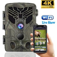36MP WLAN Wildkamera Handyübertragung Bluetooth Nachtsicht 4K App Jagdkamera