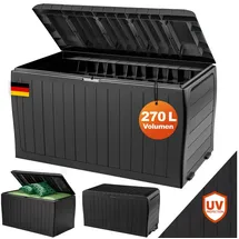 DEUBA Auflagenbox 270 L 117 x 57 x 45 cm Anthrazit