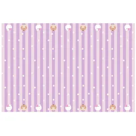 Partydeco Papiertischdecke Gabby's Dollhouse 180 x 120 cm Rosa/Lila